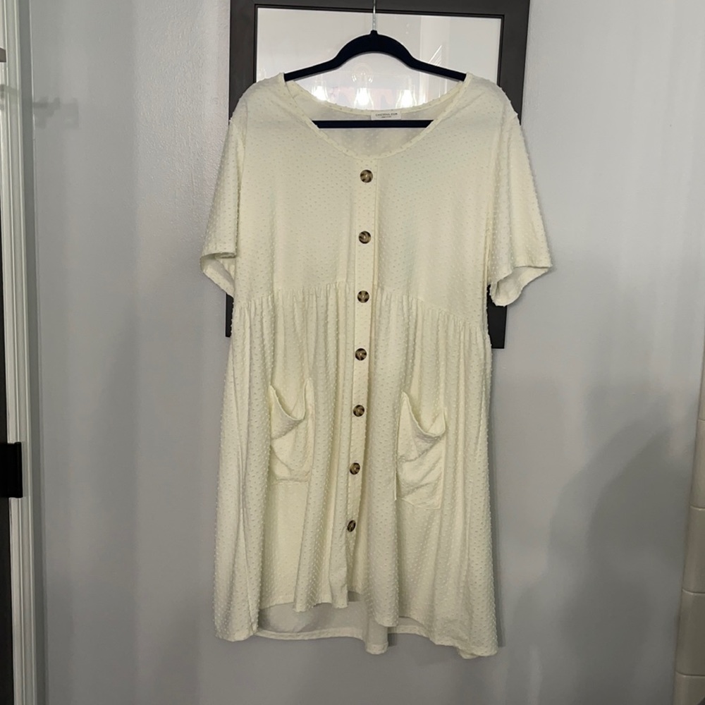 Chic Soul Ivory Dress 3x